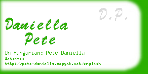 daniella pete business card